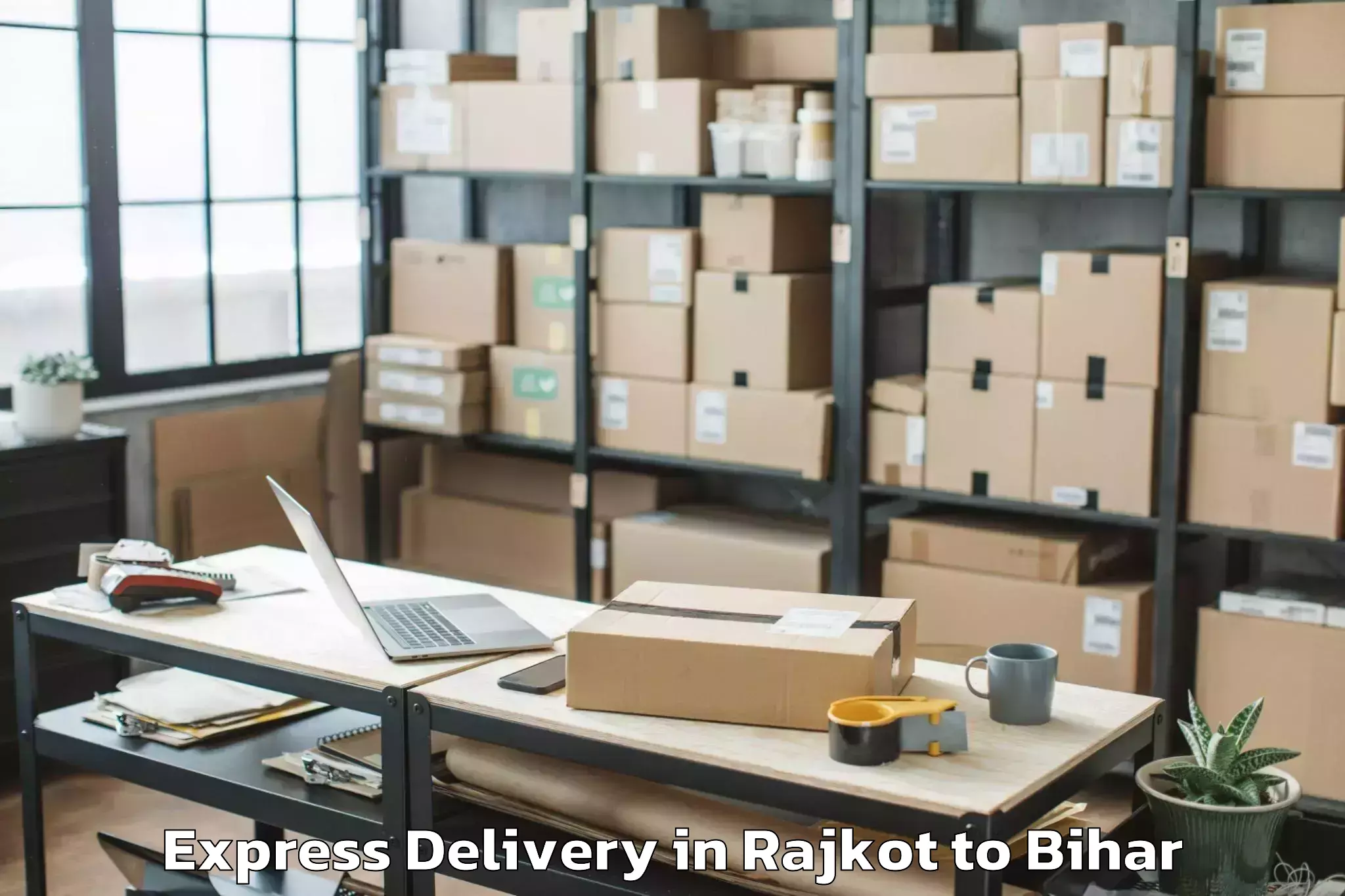 Book Rajkot to Madhwapur Express Delivery Online